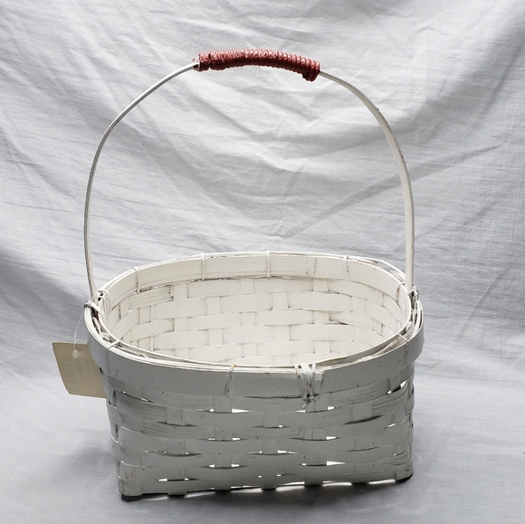 Two Wicker Holiday Christmas Wicker Baskets Letters Noel and Rustic Reindeer - Picture 8 of 14